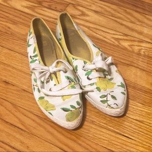 Kate Spade Keds Lemon Pointy Sneaker Flats